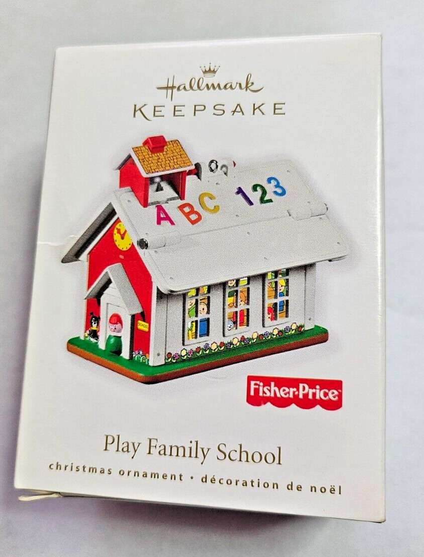Hallmark Keepsake Ornament Fisher Price Play Family School