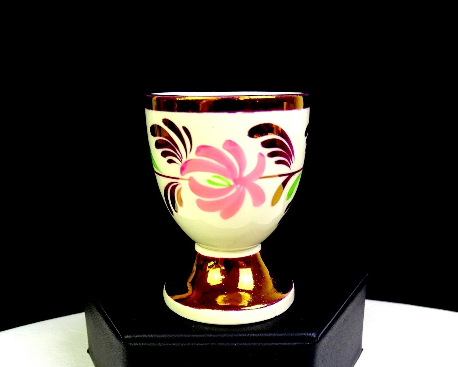 Gray\'s Pottery Stoke-On-Trent Porcelain Copper Lusterware 2 3/8\