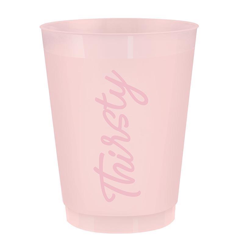 Cocktail Party Cups Thirsty Size 4.25in h, 16 oz Pack of 6