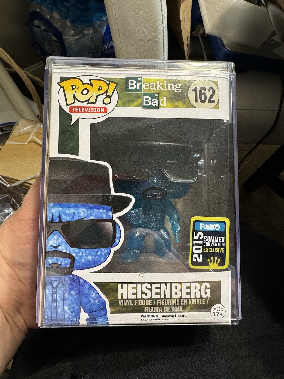Heisenberg Blue Crystal Funko Pop SDCC Exclusive #162 Grail Item Breaking Bad 