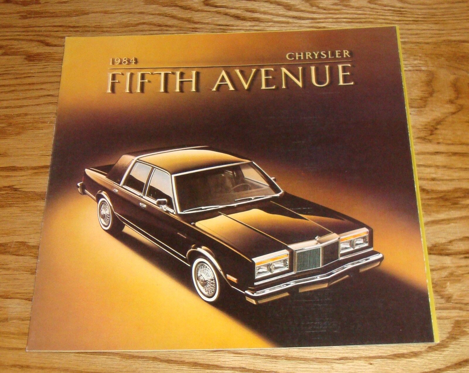 Original 1984 Chrysler Fifth Avenue Deluxe Sales Brochure 84