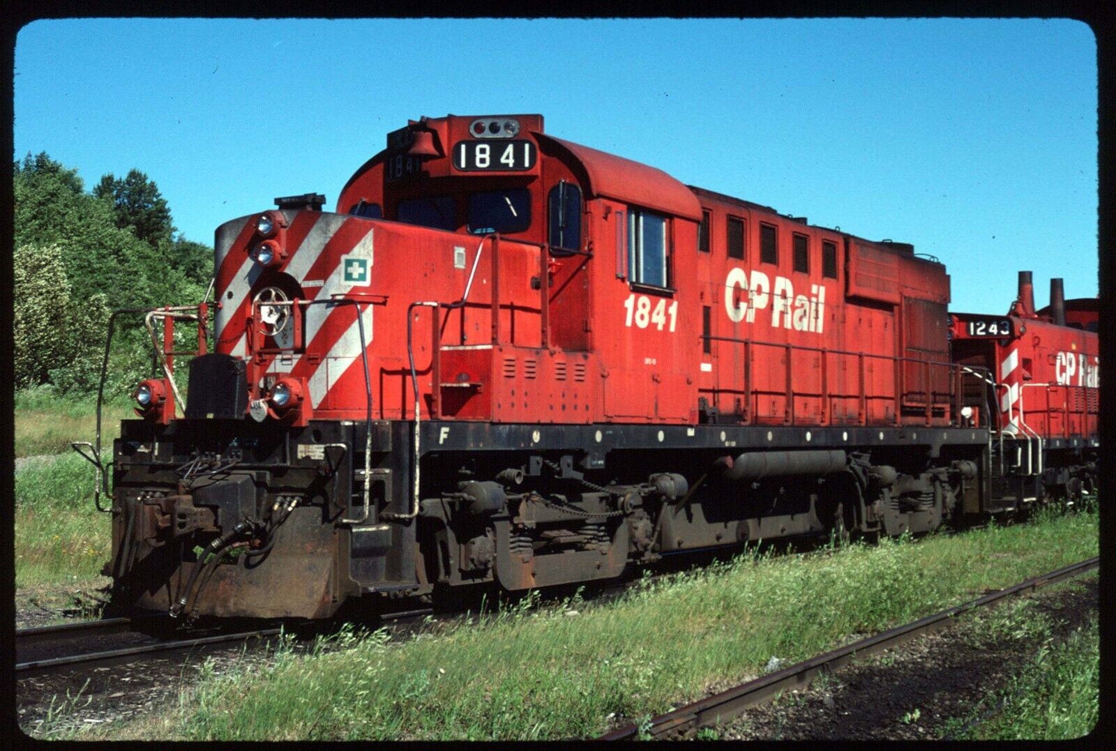 Original Rail Slide - CP - Canadian Pacific 1841 Sault Ste Marie ON 7-18-1997