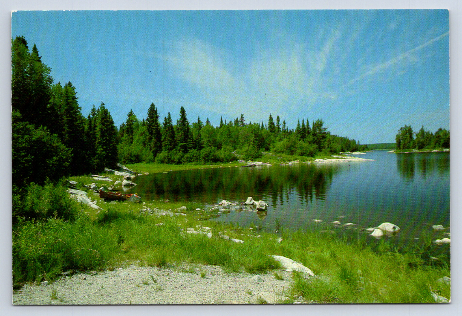 Vintage Postcard Quetico North Atikokan Ontario Canada