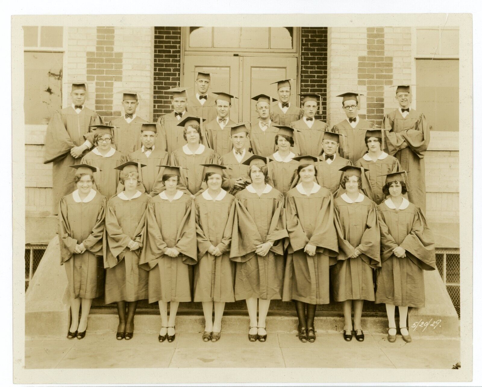 Original Class Photo Fleetwood PA High School 1929 Berks