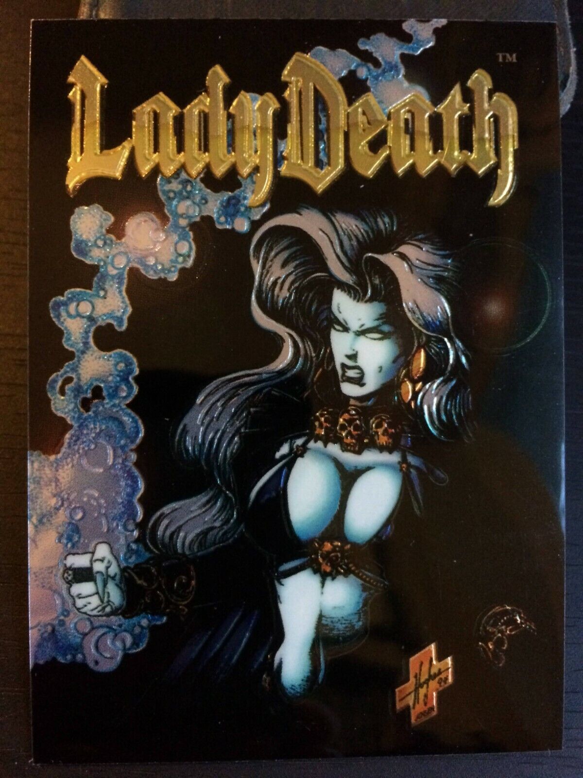 LADY DEATH Promo card Wizard, 1994/1995