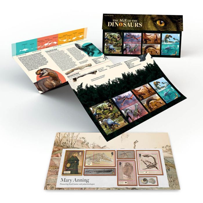 Royal Mail The Age of the Dinosaurs Presentation Pack