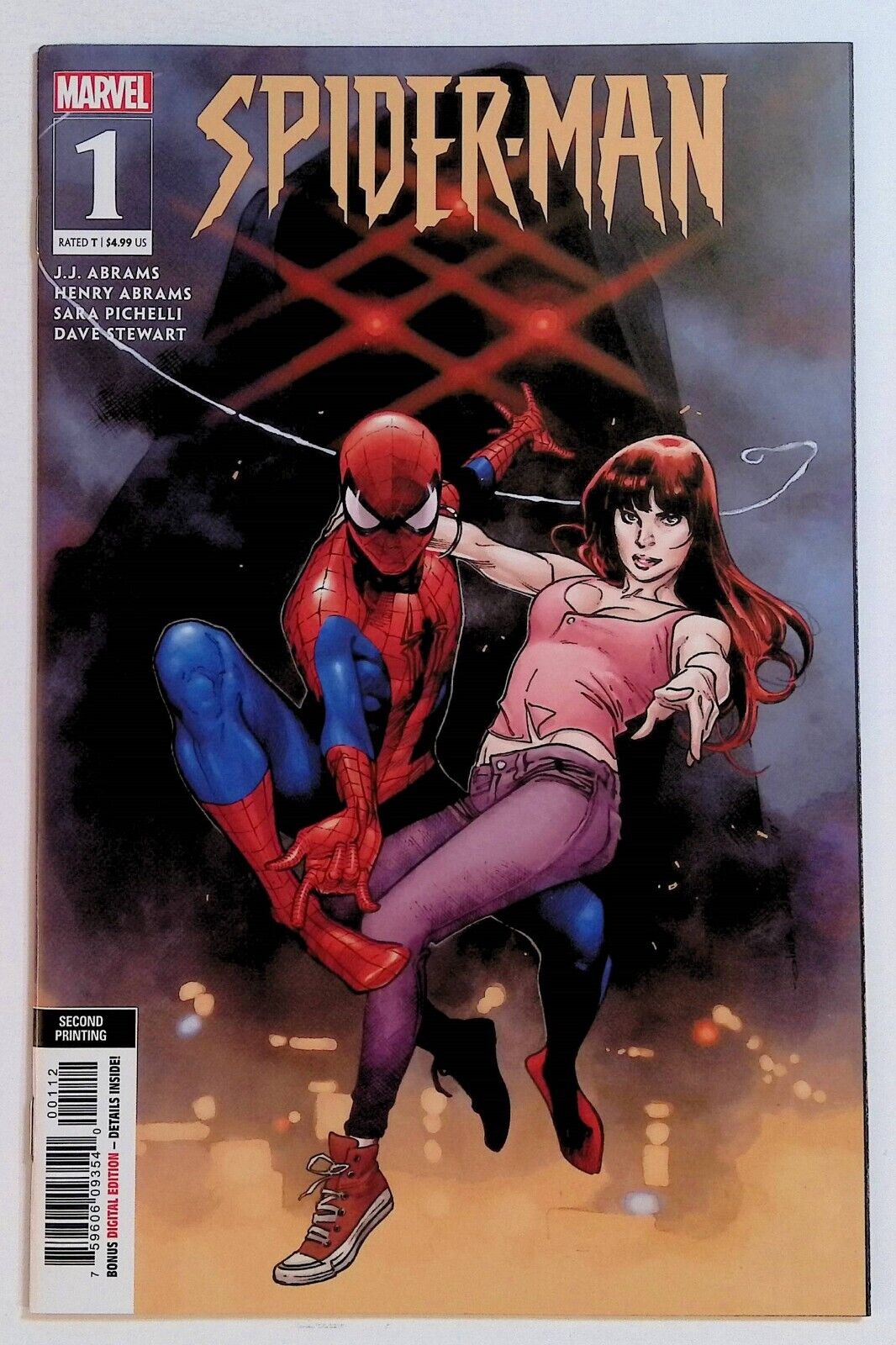 Spider-Man 1 JJ Abrams 2nd Print Sara Pichelli Oliver Coipel Marvel Comics