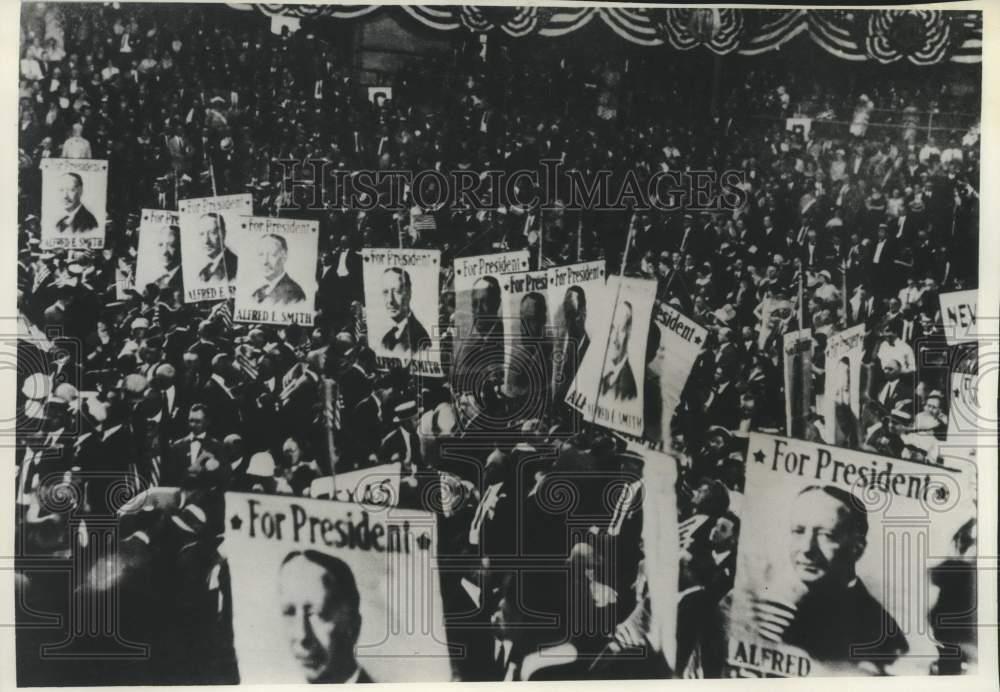 1924 Press Photo Attendees At The 1924 Democratic Convention - mjx78547