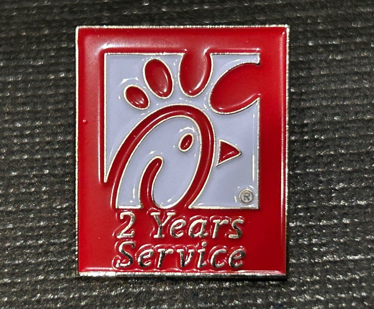 Chick-Fil-A Employee 2 Years Service Pin ~ t