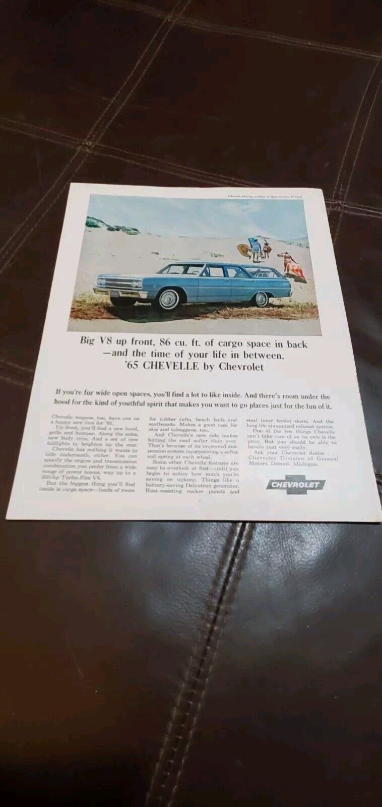 1965 CHEVY CHEVELLE WAGON AD