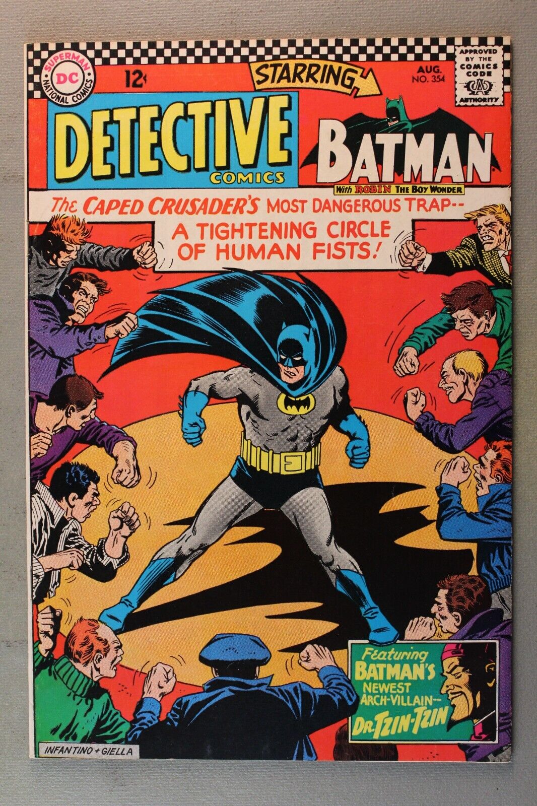 Detective Comics #354 1966 With Robin The Boy Wonder \