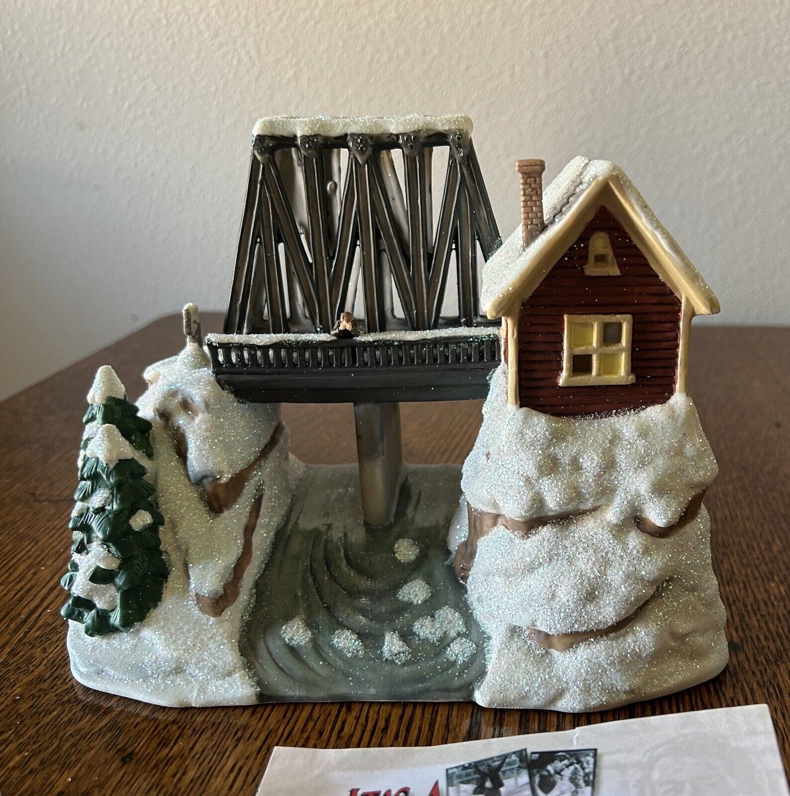 Enesco Its A Wonderful Life Series II Bedford Falls Bridge Christmas Village New