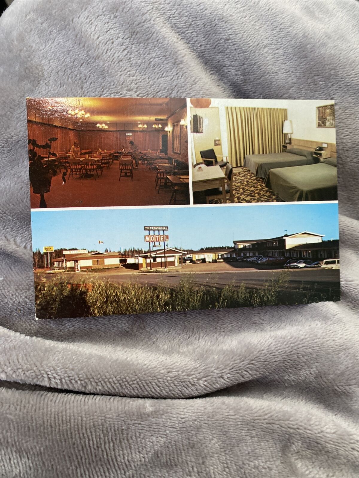 Vintage 1970s - The Provincial Motel - Nelson B.C. Canada Postcard (UnPosted)