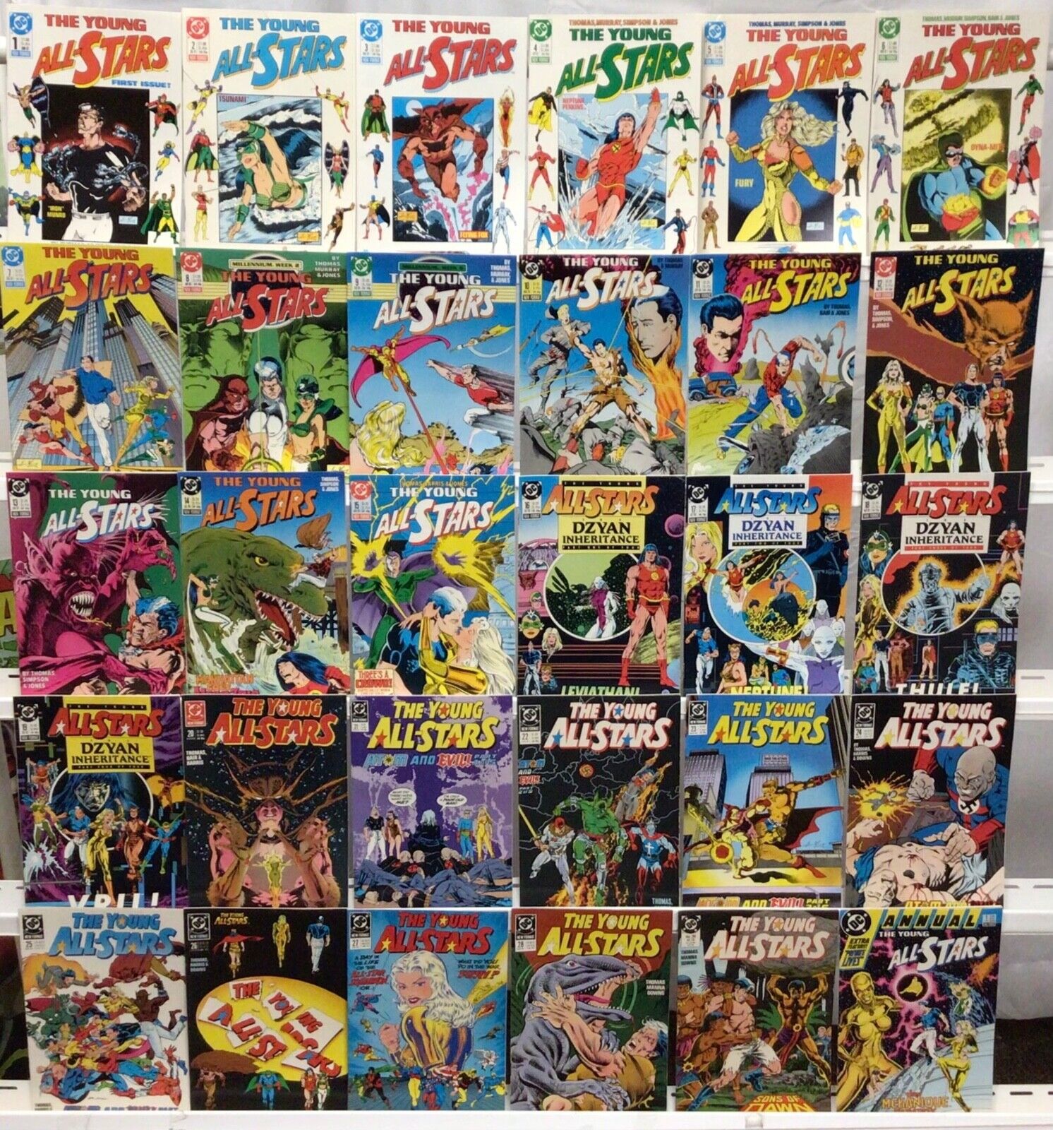 DC Comics The Young All-Stars Run Lot 1-29 Plus Annual FN 1987