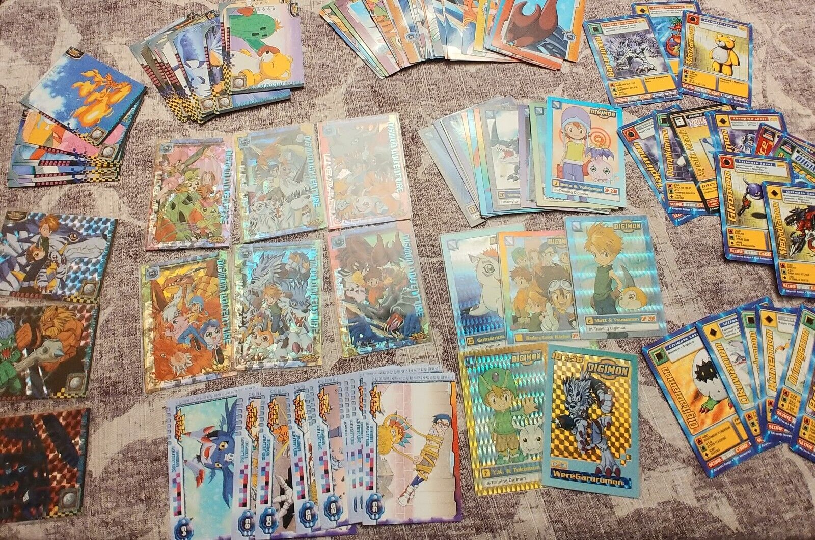 Digimon Cards Vintage 90s Great Condition Bundle Over 100 Cards Value Resale