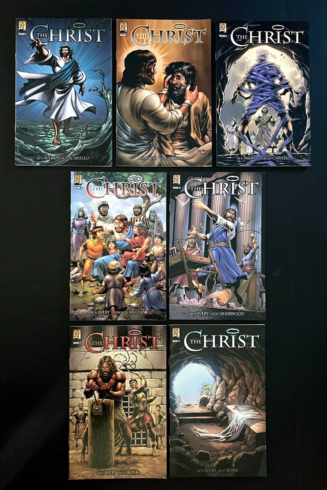 *The Christ* #6, 7, 8, 9, 10, 11, 12 Jesus Christian Comic Lot Kingstone 2015
