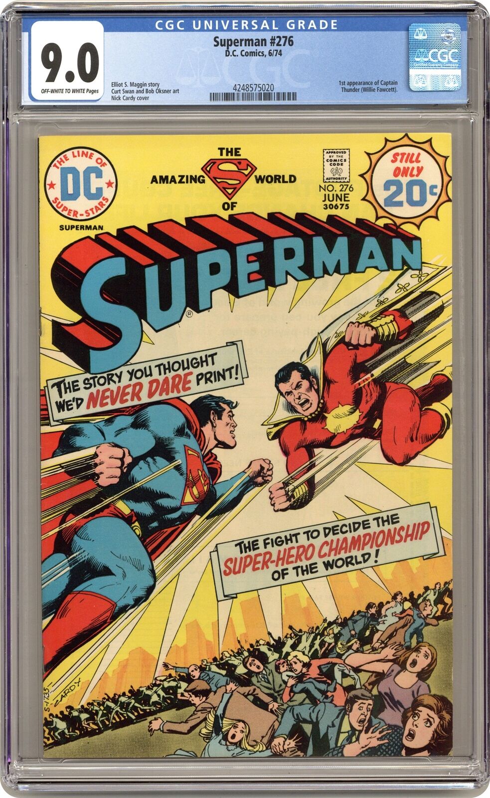 Superman #276 CGC 9.0 1974 4248575020