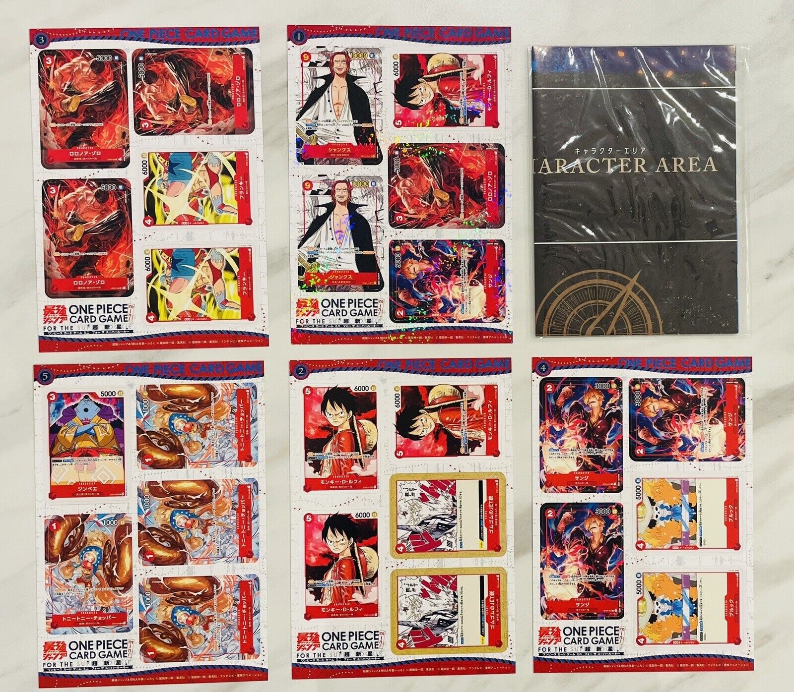 ONE PIECE Mini Card Deck 25 Cards and a Poster by Saikyo jump