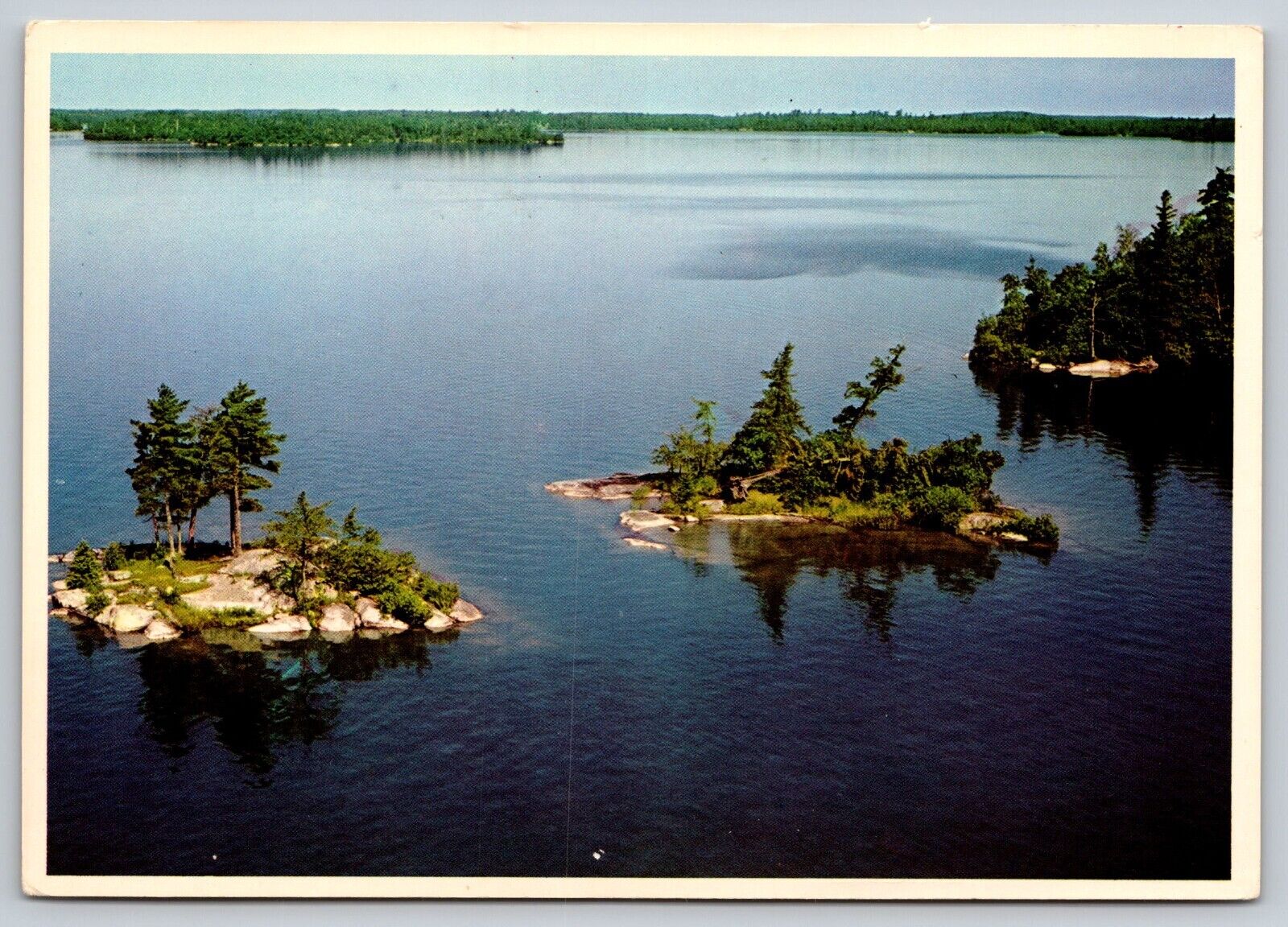 Postcard - Canada Ontario Pre-Cambrian Shield forest and water 727