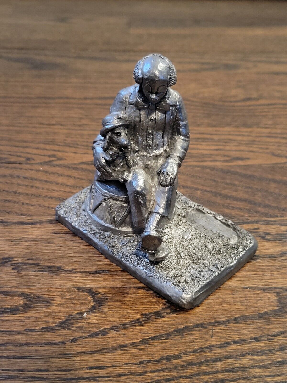Michael Ricker Pewter Sculpture Clown and His Dog #2575 / 5000 ☆Fast Shipping☆