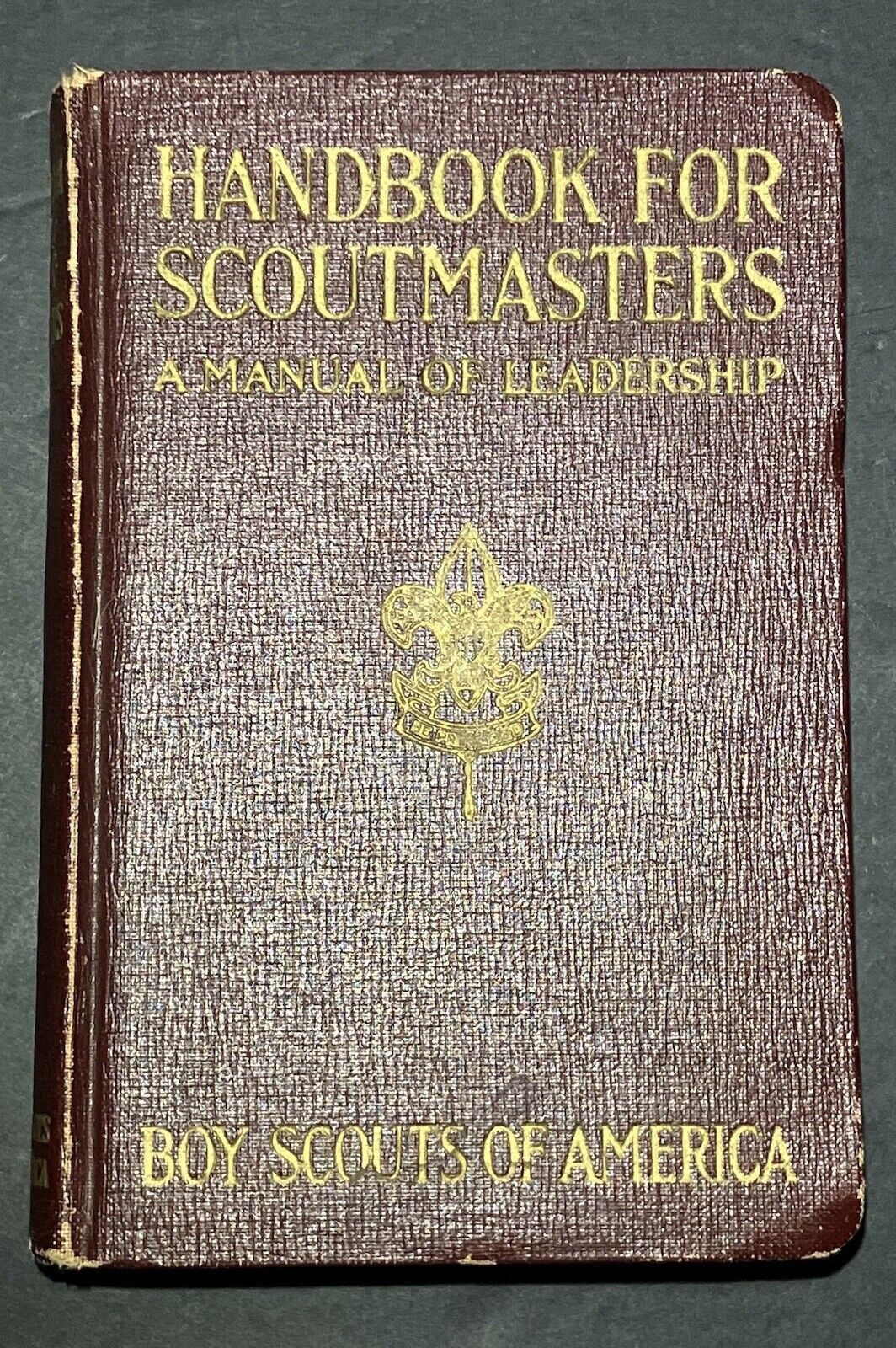 BSA HANDBOOK FOR SCOUTMASTERS LEADERSHIP MANUAL 2ND HANDBOOK 18TH IMPRINT 1932
