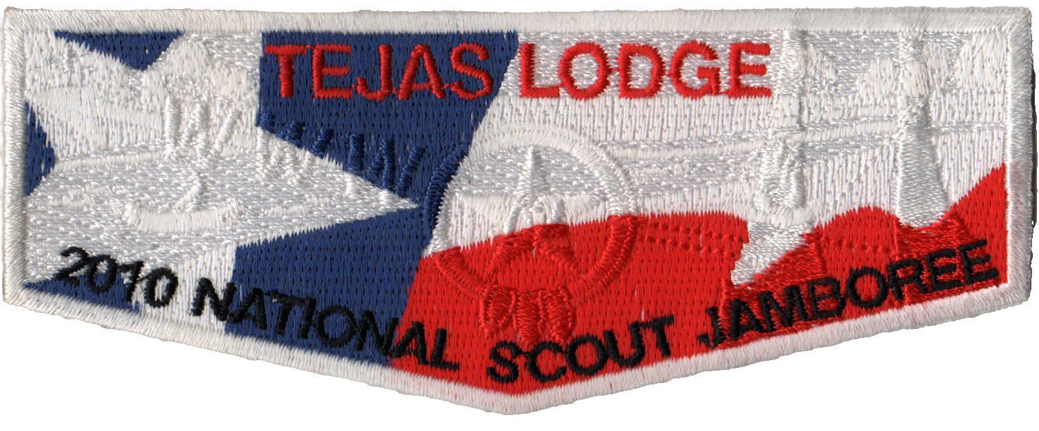 Tejas Lodge 72 East Texas Area Council TX Flap White Bdr (AR1308)