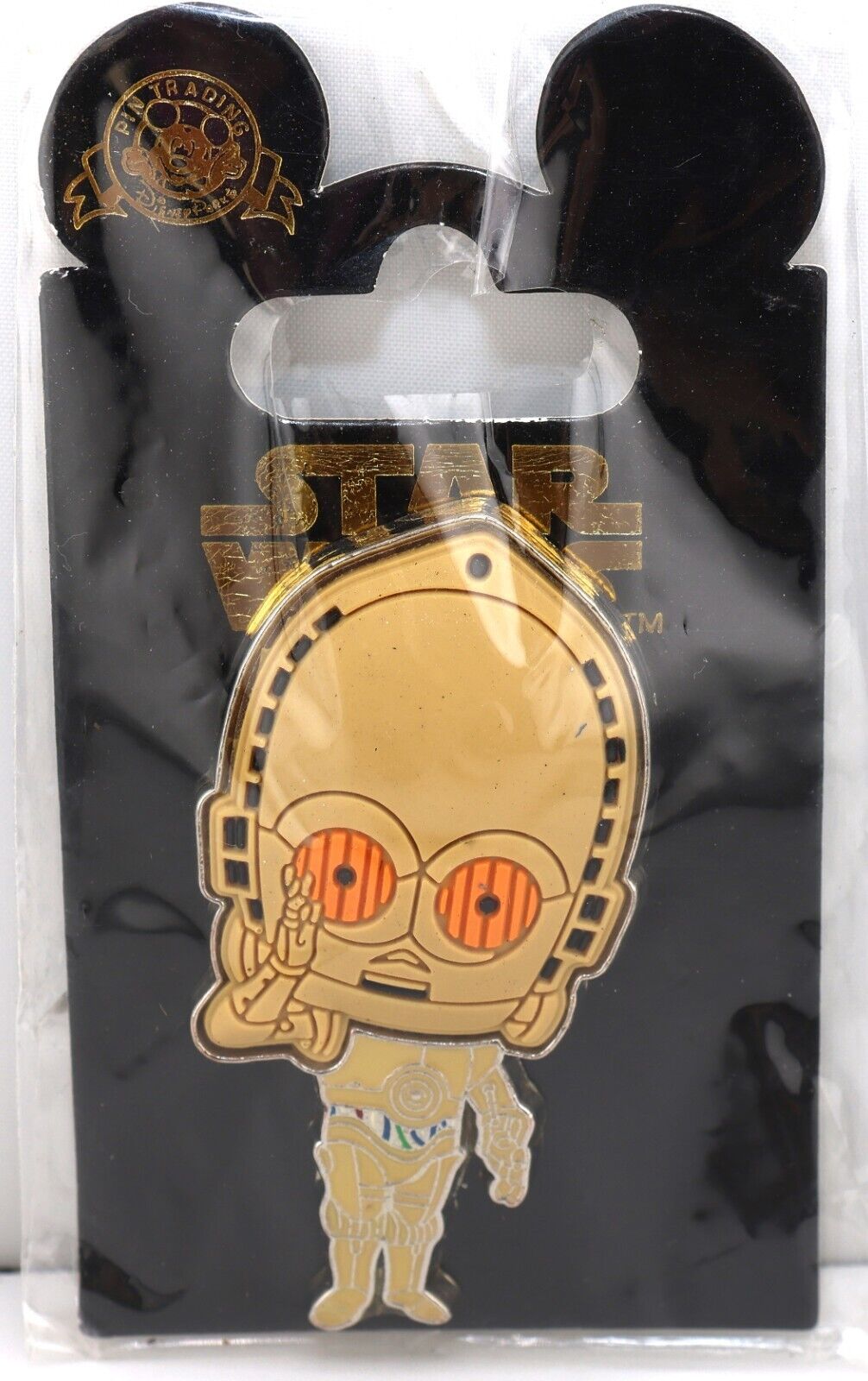 HKDL Hong Kong Star Wars Big Head C-3PO Disney Pin