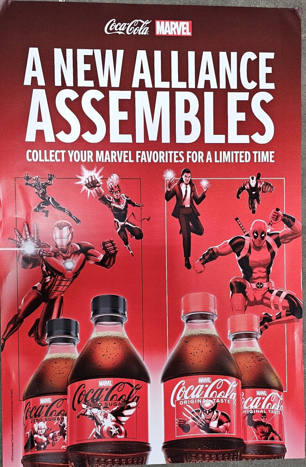 Coca-Cola Marvel New Alliance Assembles Poster
