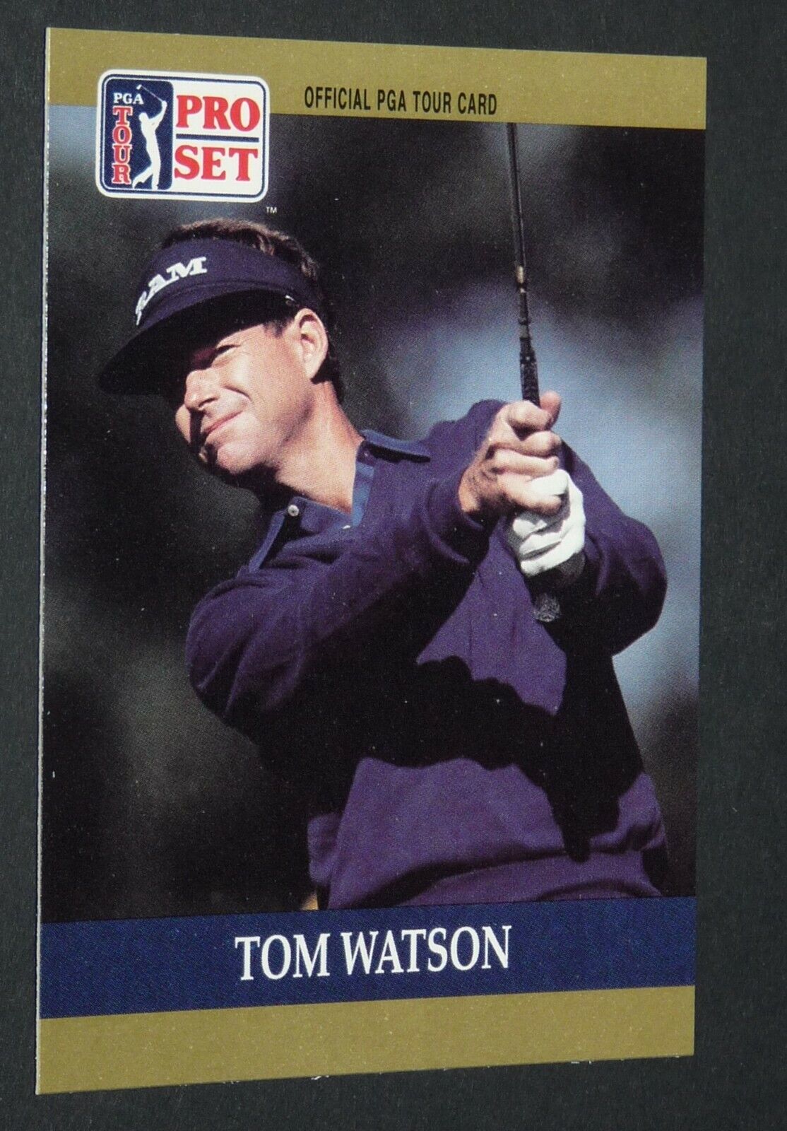 #4 TOM WATSON USA PRO SET CARD GOLF 1990 PGA TOUR GOLFING GOLFER USPGA