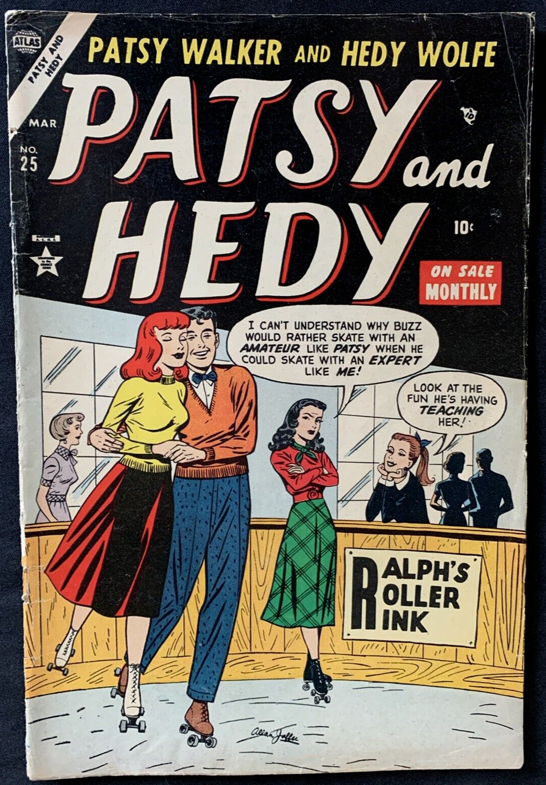 PATSY and HEDY #25 Atlas Comics 1954 STAN LEE Estate Sale Original Owner RARE