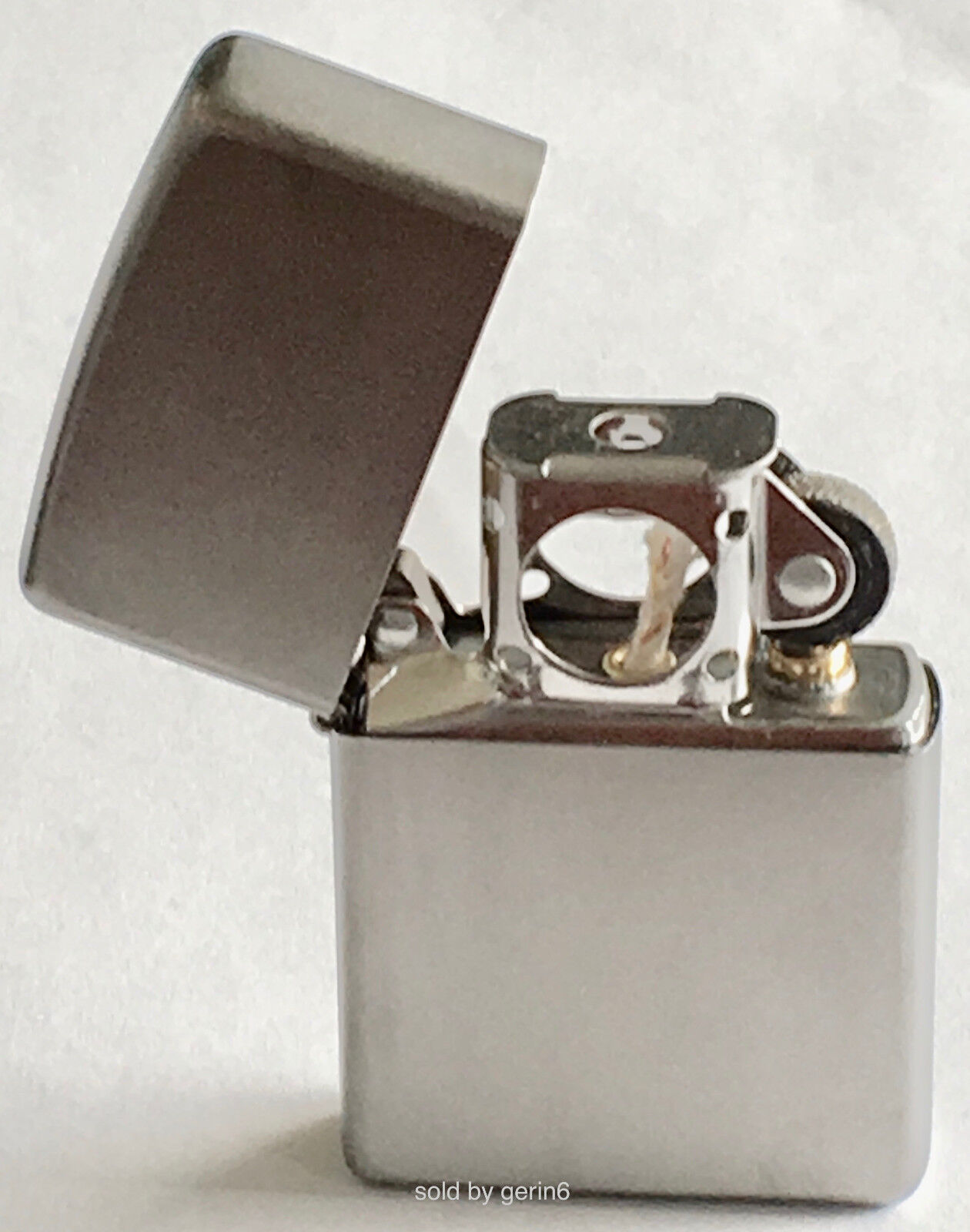 Zippo Windproof Satin Chrome Lighter With Pipe Insert, 205 Pipe, New In Box