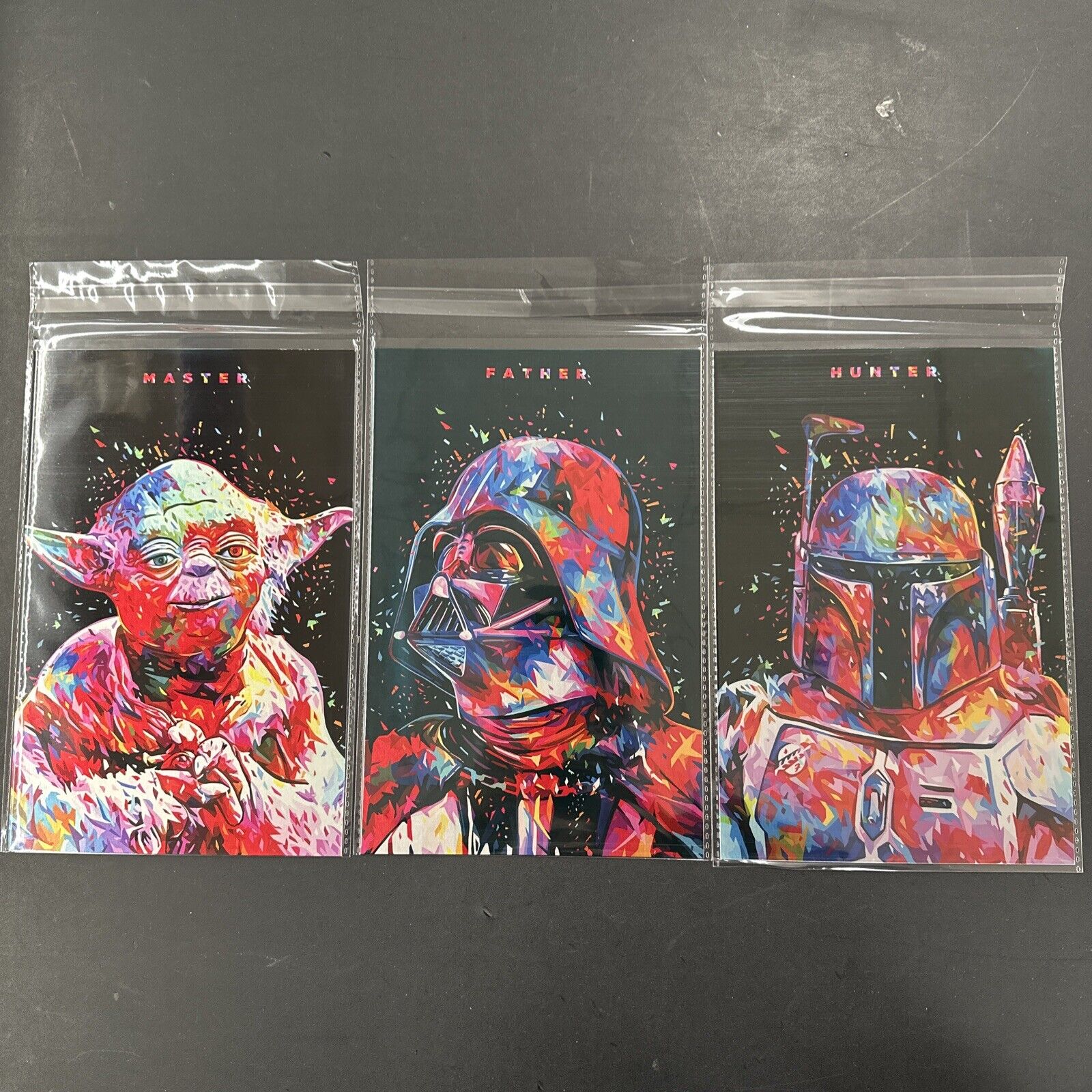 6x9 Custom Metal Print - Darth Vader, Yoda, And Mando