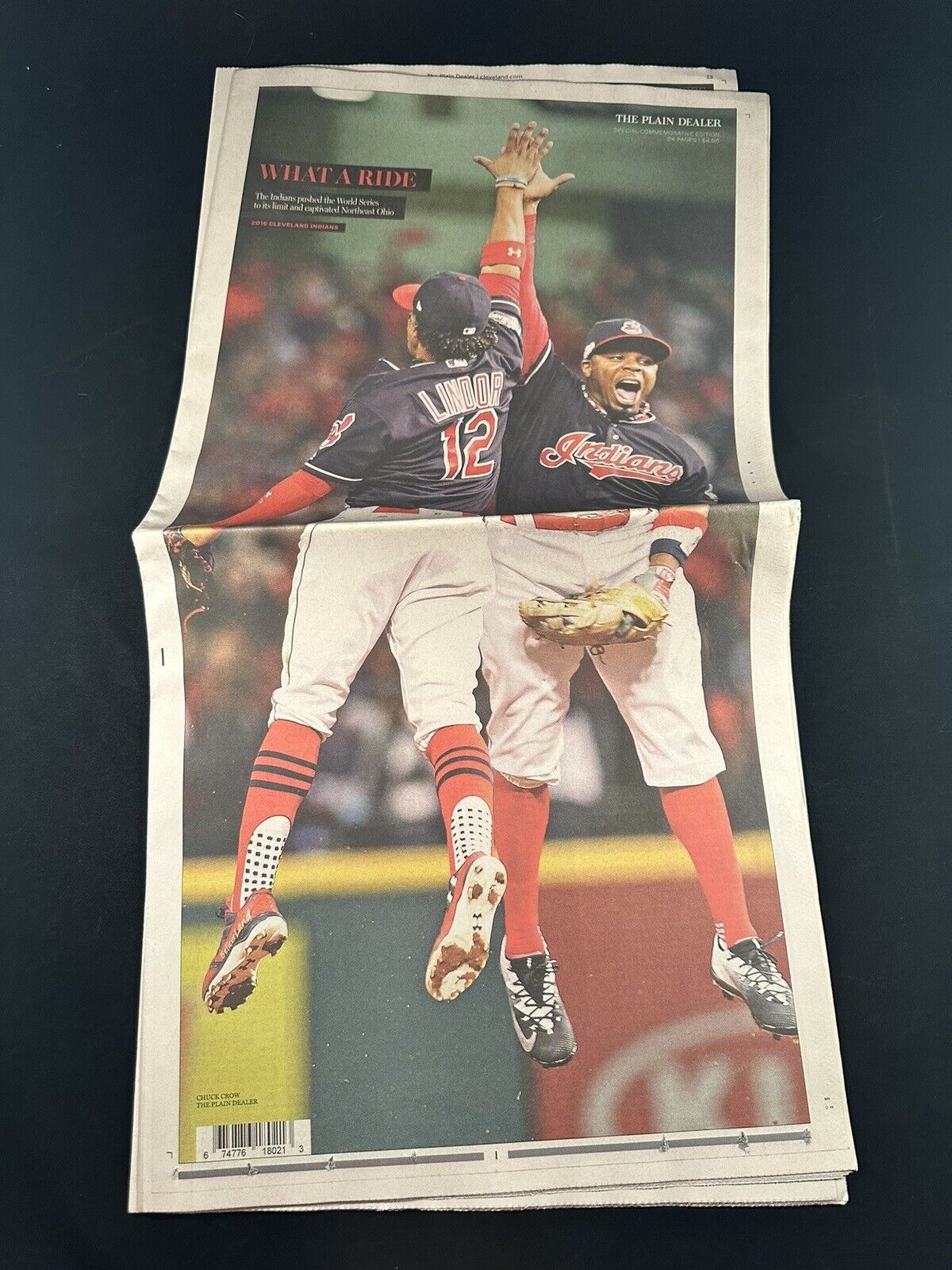 Cleveland Plain Dealer Newspaper Indians Commemorative 2016 World Series Edition