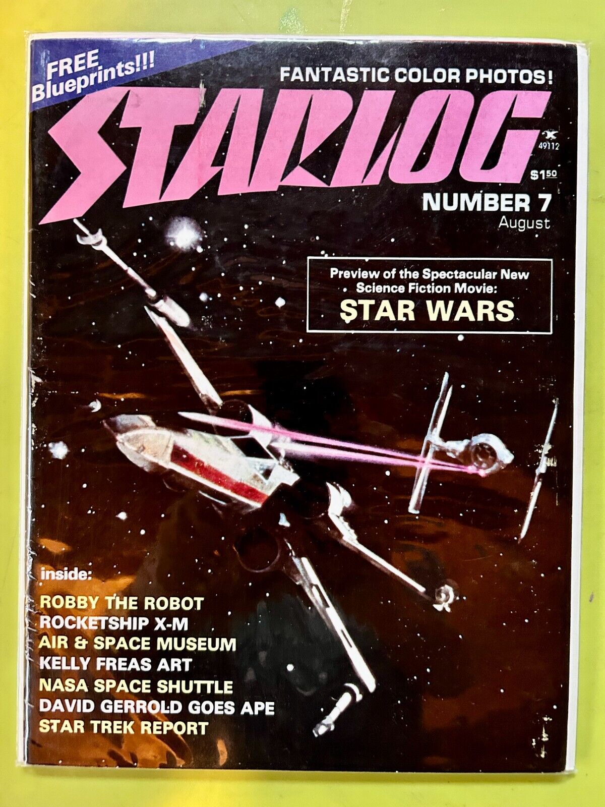 STARLOG #7 1977 STAR WARS cover VF