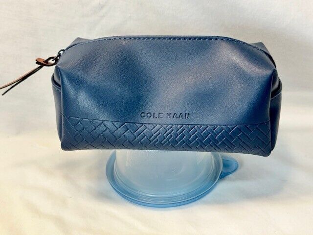 Cole Haan  American Airlines Blue Mini Dopp Toiletry Cosmetics Kit Tech Pouch