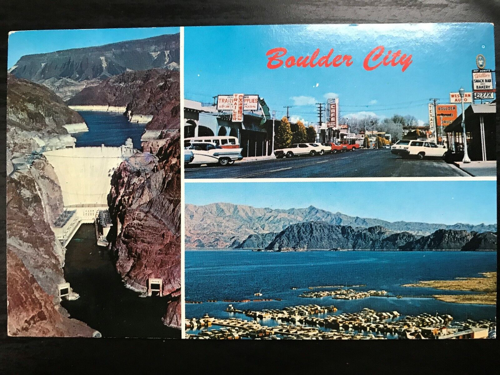 Vintage Postcard 1960\'s Boulder City - Hoover Dam Nevada