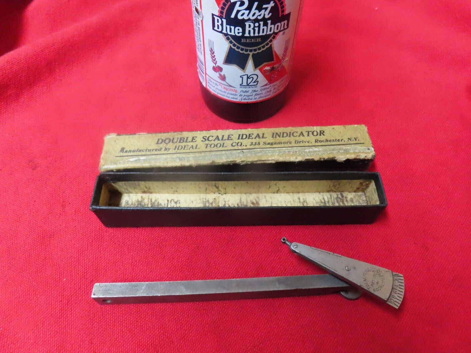 Vtg Ideal Double Scale Indicator W/box,Ideal Tool Co.Rochester,NY~GD+🤠🤠11.23RL