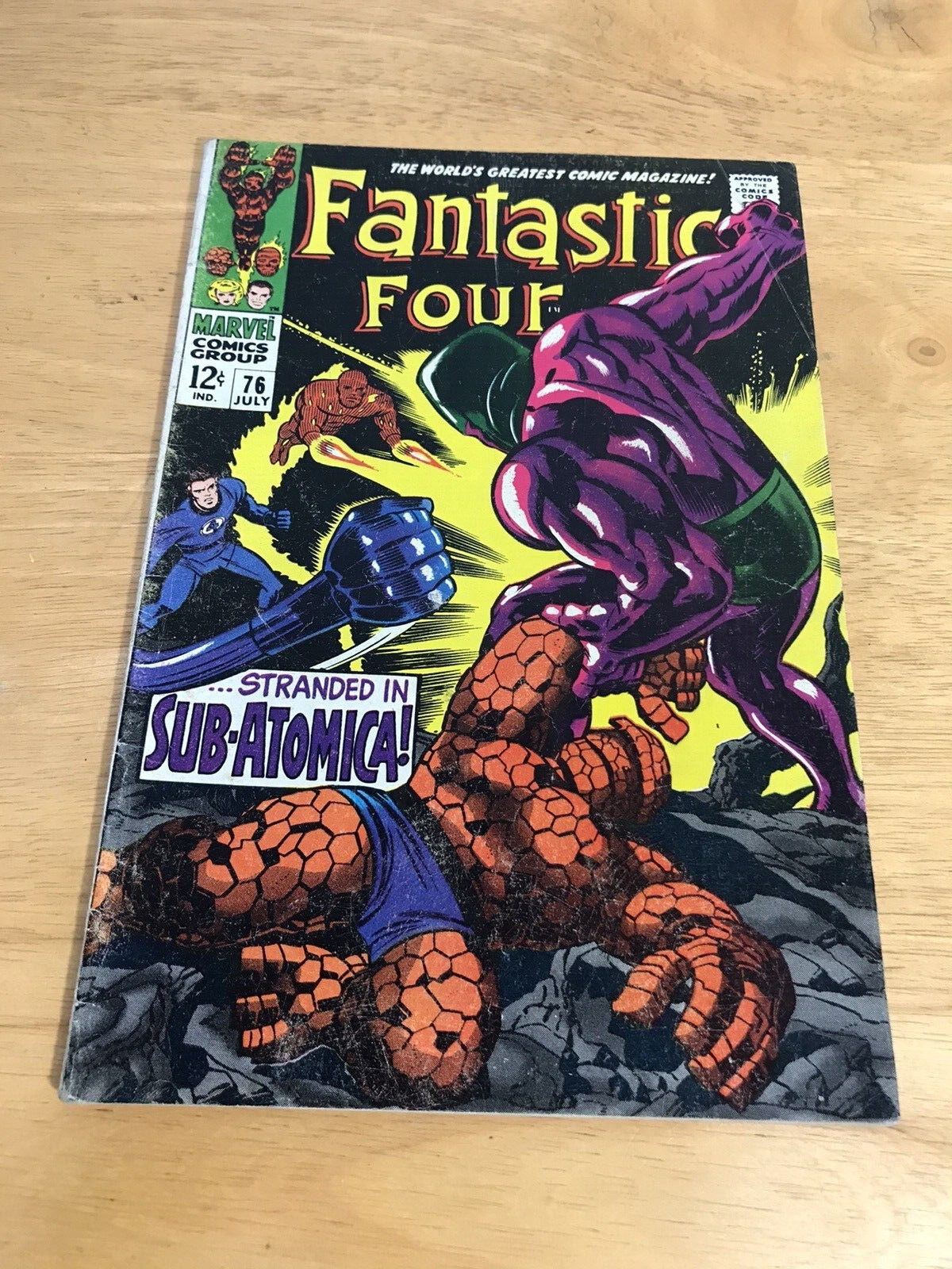 Fantastic Four #76 1968 Silver Surfer, Galactus, Psycho Man Jack Kirby/ Stan Lee