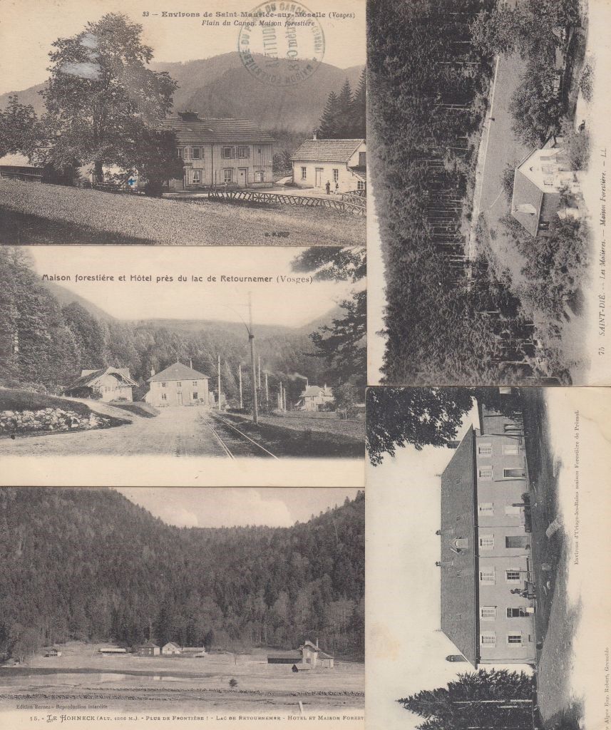 HUNTING HOUSES MAISONS FORESTIÉRES 18 Vintage Postcards Mostly Pre-1940 (L5637)