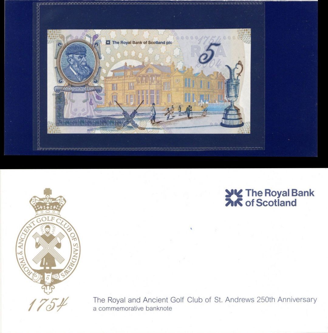 Scotland - 5 Commemorative Bank Note - Foreign Paper Money - Paper Money - Forei