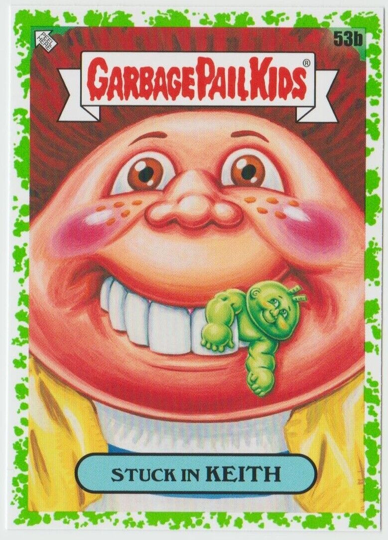 2021 Topps Garbage Pail Kids Food Fight Booger Green #53b Stuck in Keith