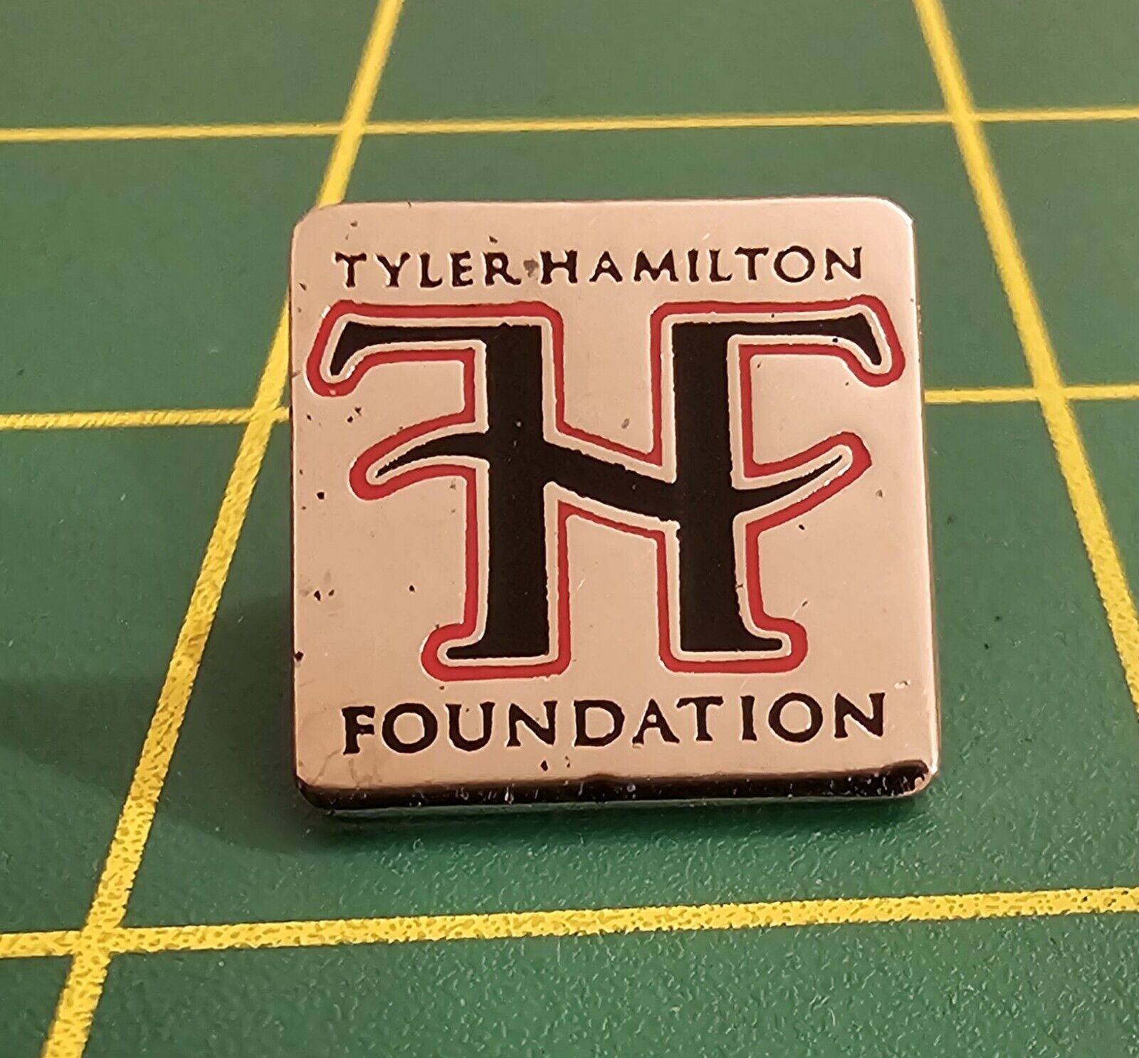 Vintage Taylor Hamilton Foundation Metal Lapel Pin