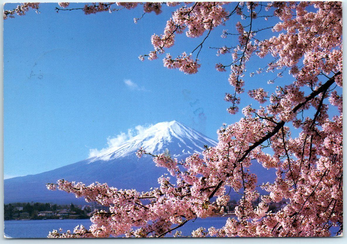 View of Mount Fuji from Lake Kawaguchi, Fuji-Hakone-Izu National Park - Japan