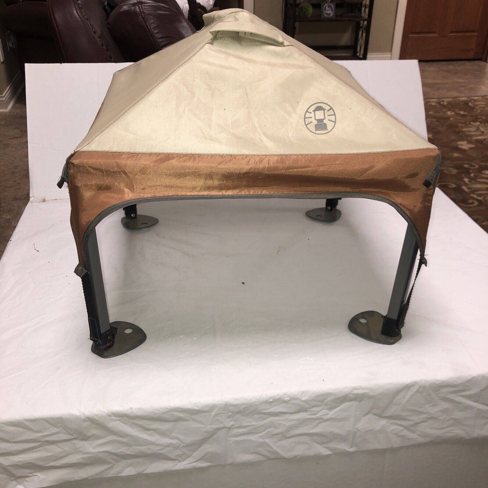 Coleman Store Display Tent Tan-Brown Excellent Condition Rare