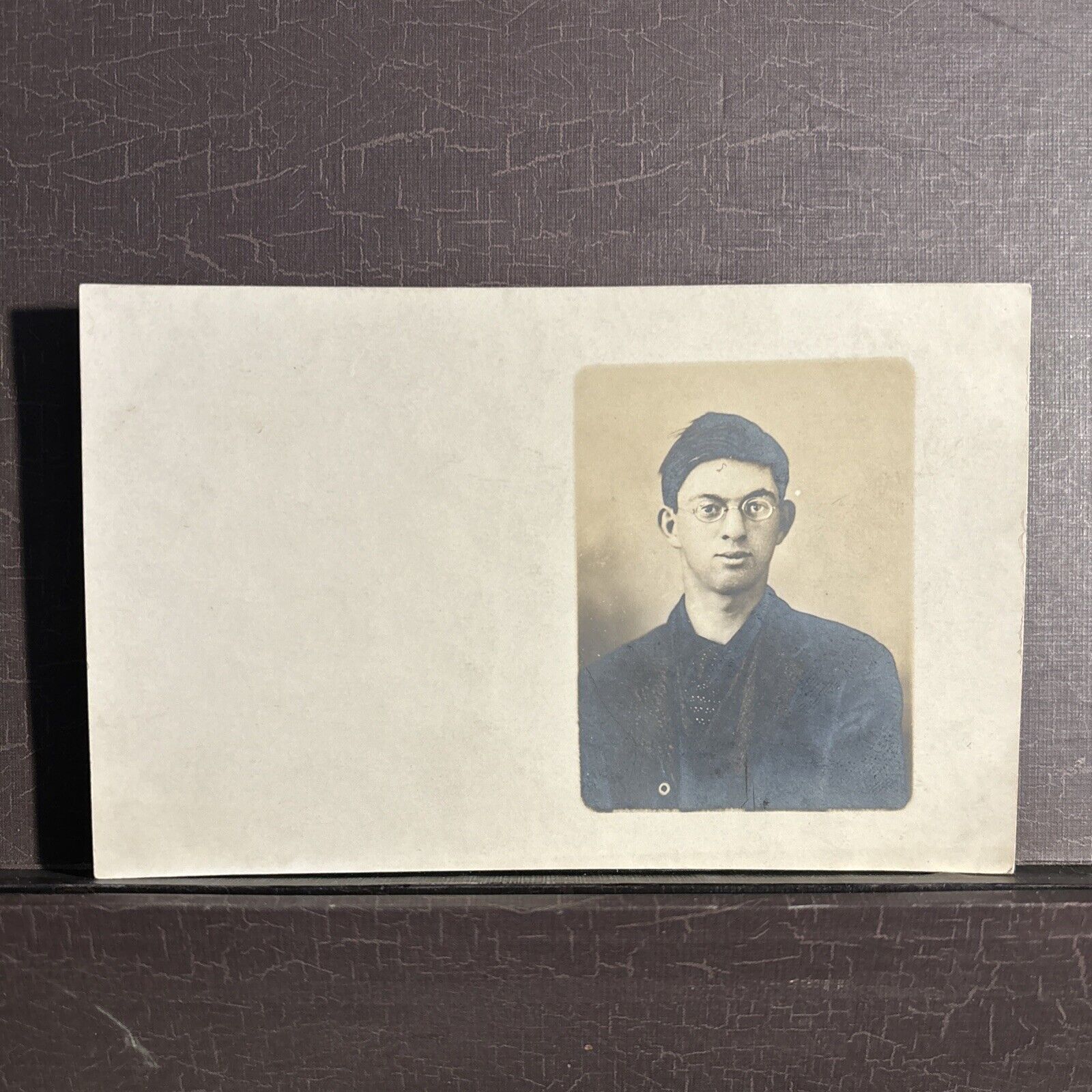 CYKO c.1904-20s RPPC Confident Young Man (Spiritualist?) Photo Postcard UNP
