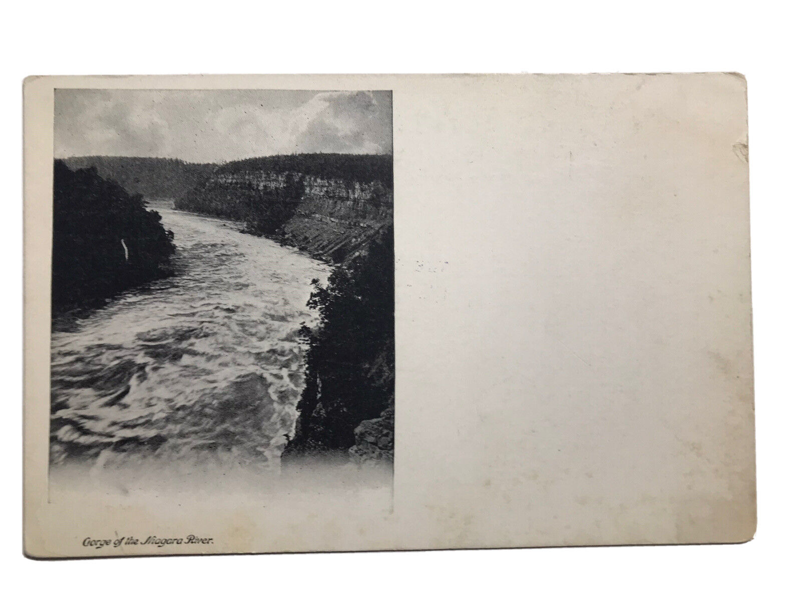 1920 Gorge Of Niagara River Postcard