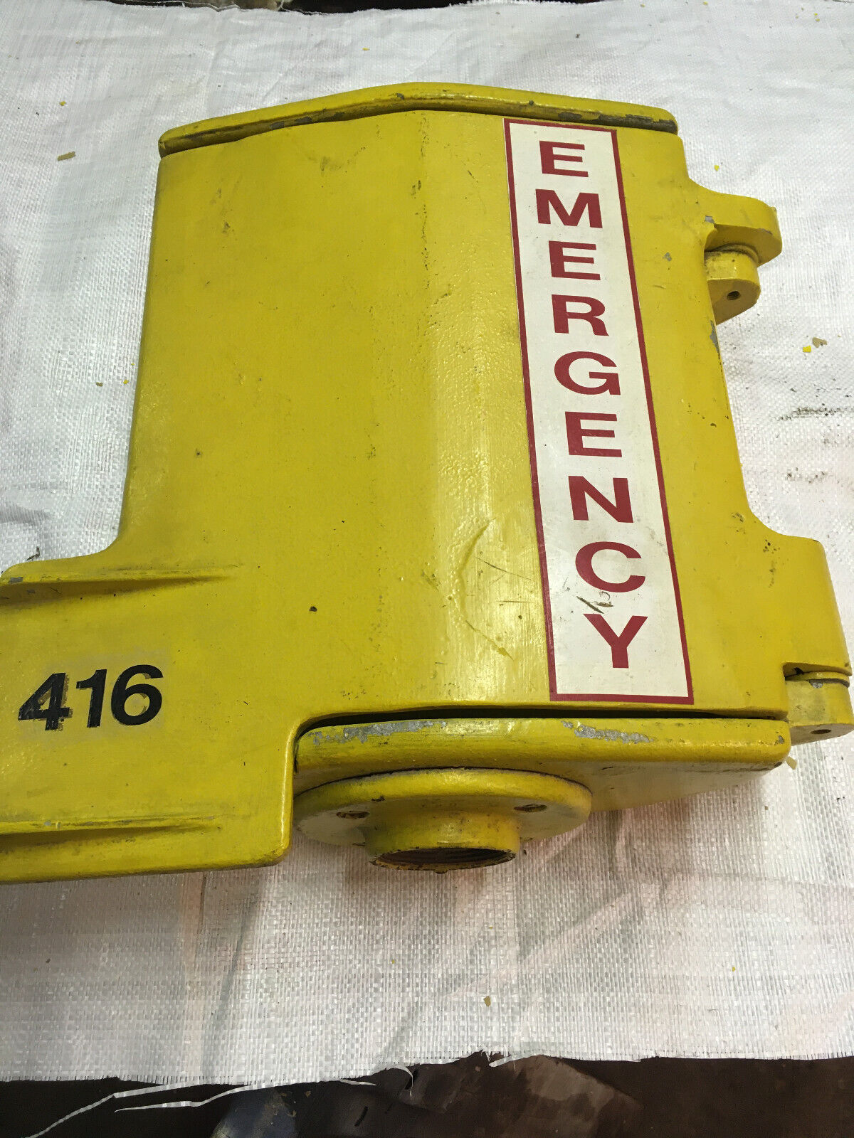 Vintage Cast Aluminum Emergency Call Box