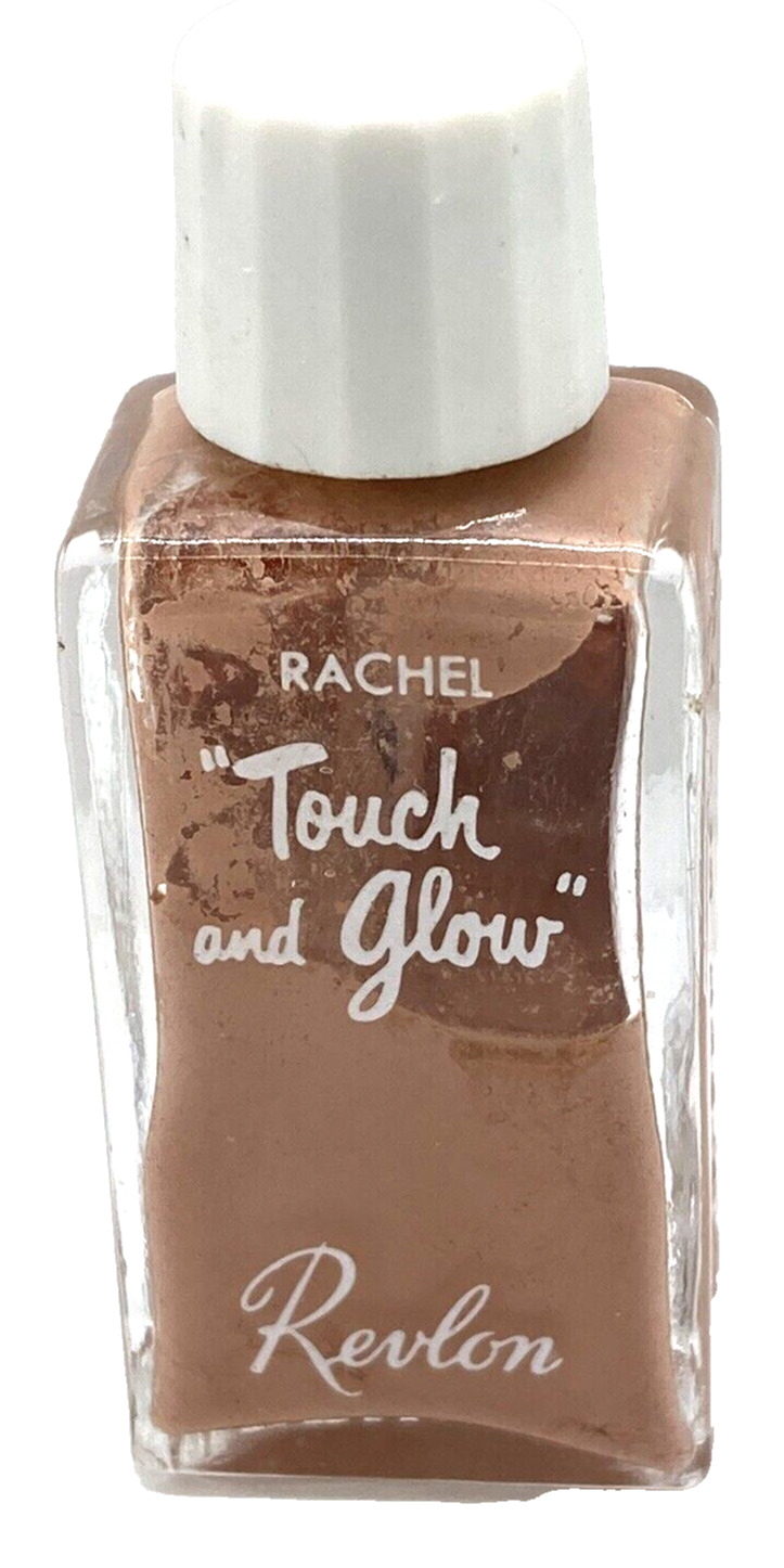 Vtg 1950\'s Revlon Touch & Glow Liquid Makeup Rachel Rare Not for Use