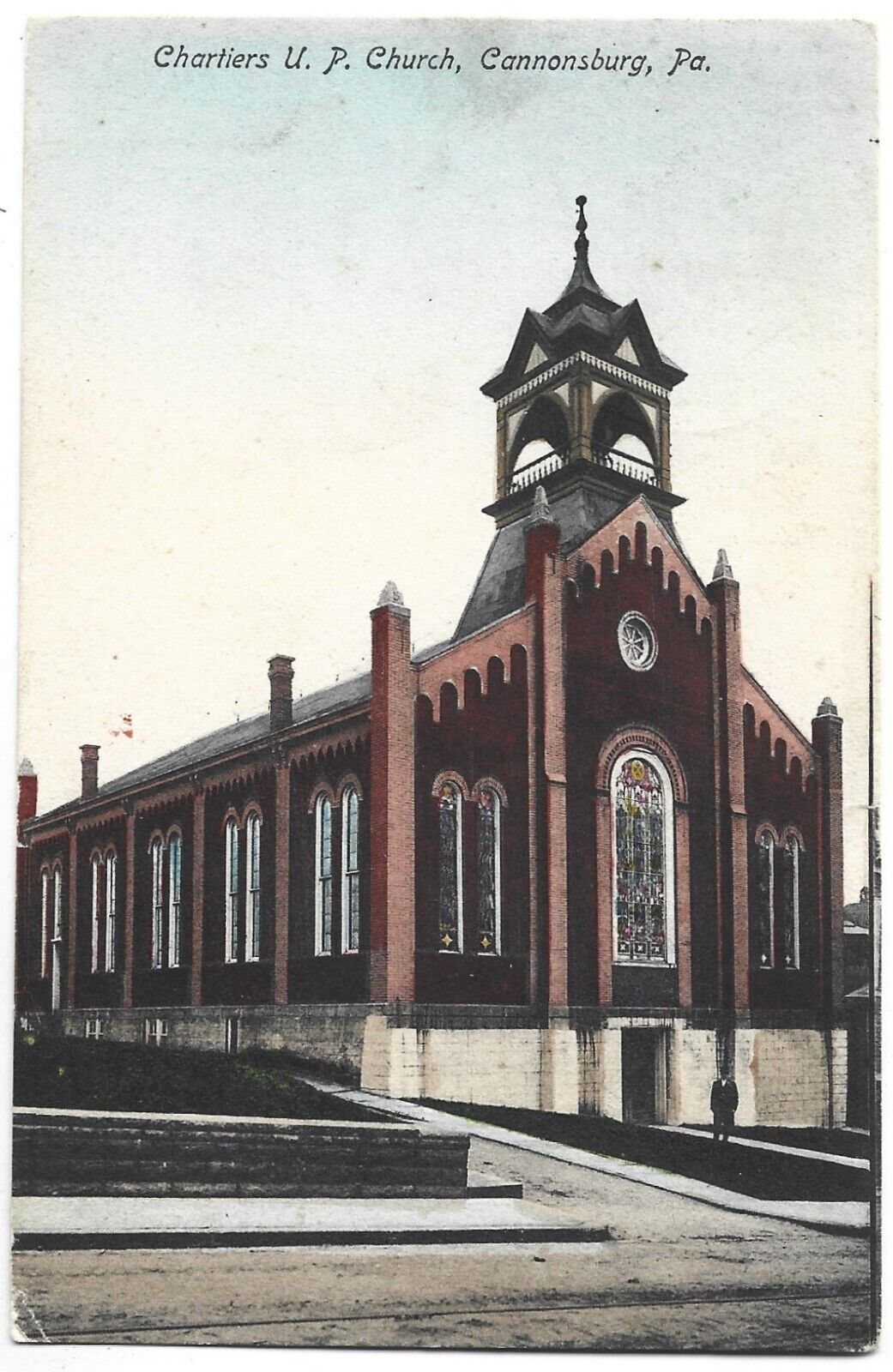 Postcard  Chartiers U.P. Church Cannonsburg Pennsylvania Vintage
