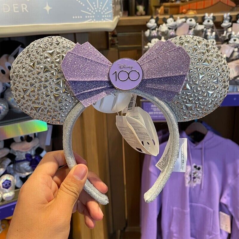 2023 Authentic Disney 100 Years Of Wonder Anniversary Minnie Mouse Ear Headband